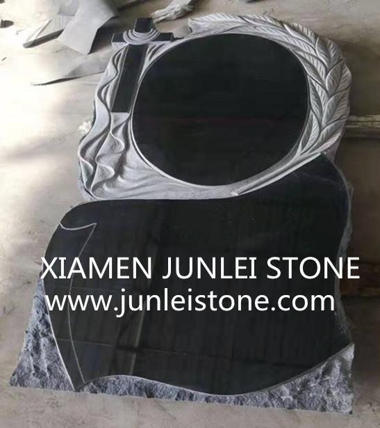Shanxi Black Granite Tombstone-A08